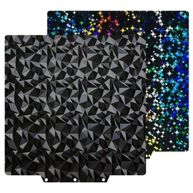 HIKUDIY PEO+PEY Build Plate for Adventurer AD5X/5M/5M Pro,Smooth Diamond+Galaxy Spring Steel Flexible Platform for Neptune 3 Pro/4, Kobra, Ender 3/3 Pro/3S1/3 v2, CR 20/CR 20 Pro, Ender 5/5 Pro