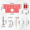 Shelf Pin jig, 2 in 1 Hinge Jig Self-Contained Clamping