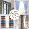 M METERXITY Pack of 30 Green Bronze Curtain Rings with