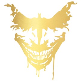 Joker Sticker Decor Film Car Sticker K076 (Metallic Gold, 10 x 10 cm)