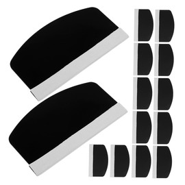 DOITOOL 20pcs Black Plastic Screen Protector Squeegee for Cloth -Bubble Screen Protector Tool Screen Protector Applicator Bubble Remover Tool