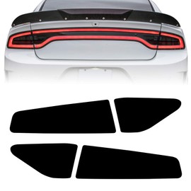 NDRUSH - Película opaca para luz trasera de vinilo, superposiciones precortadas, cubierta para luz trasera compatible con Dodge Charger 2015, 2016, 2017, 2018, 2019, 2020, 2021