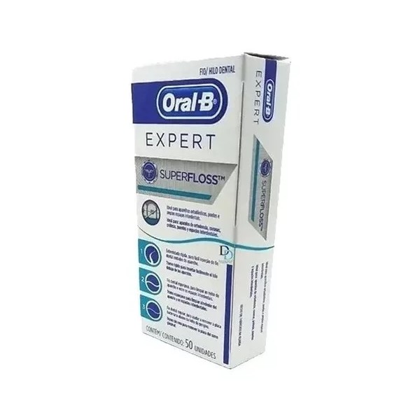 Oral-B Hilo Dental Superfloss Oral-b Con 50 Piezas Bracket ( 3 Pz )