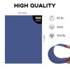 100 Sheets 65lb Blue Cardstock 8.5 x 11 Pastel Paper,