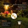 Swingers Solar Lights Outdoor,with Upgraded 2nd-gen Flame tech,LED Solar Torch