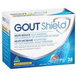 Gout Shield Effervescent Sachets 3.2g Lemon Flavoured 28Pk