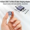 QIANRENON 10Gbps USB C to Micro B External Hard Drive
