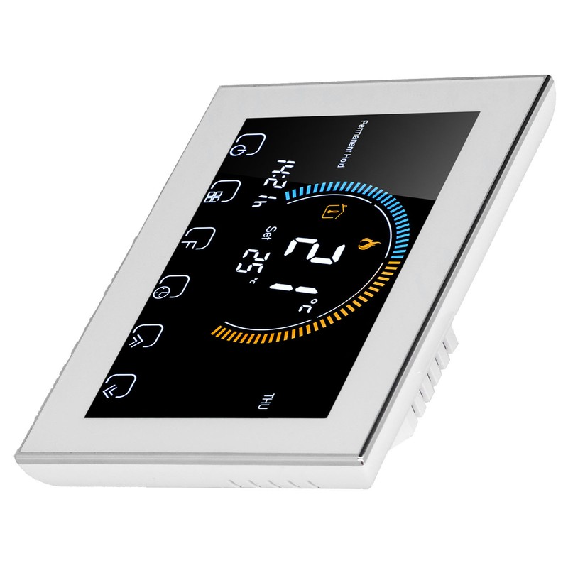 Intelligent Thermostat with LCD Touch Screen Temperature Controller for Home