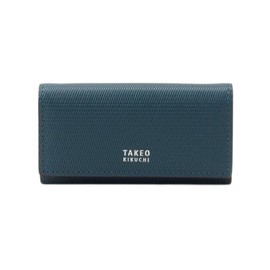 Takeokikuchi Soft & Natural Mini Mesh Leather Key Case, moss green (524)