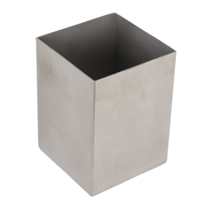 Pencil Cup 304 Stainless Steel Pencil Holder Thicken Durable Rectangular