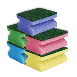 York Reinigungschwamm mit Griffrille, 33 g