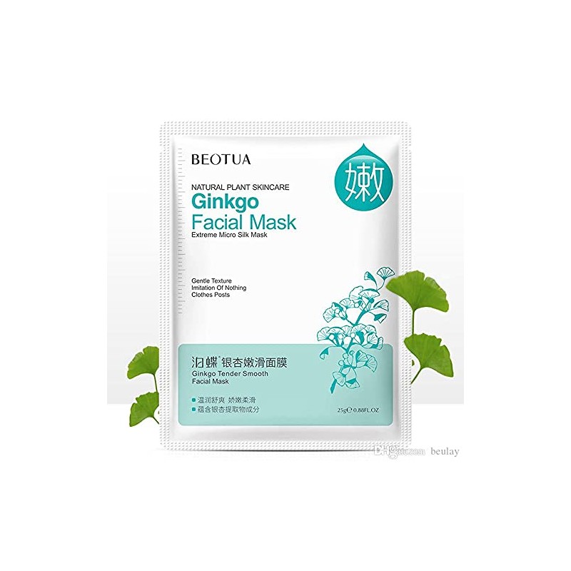 Organic Face Masks - 4 Tile Masks with Pure Natural