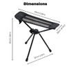 Universal Camping Chair Foot Rest, Freestanding and Folding Design with
