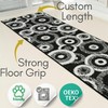 Custom Size Black Hallway Runner Rug | Cut to Length