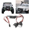 RC Headlights Aluminum Alloy Super Bright Car Headlights for 1/10