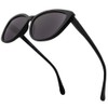 VITENZI Full Reader Sunglasses for Women, Cat Eye Tinted Reading