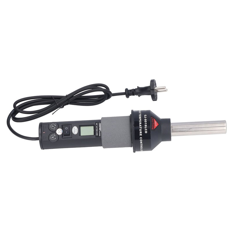 6Pcs Hot Air Gun LCD Digital Display Adjustable Portable Heating