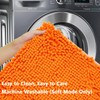 BOANKODU Bathroom Rugs 47x17, Extra Soft Absorbent Chenille Bath Rugs,