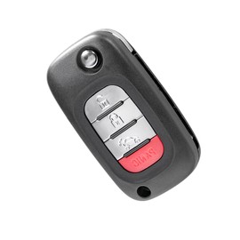 MACHSWON 4 Button Flip Car Keyless Entry Remote Control Key Fob Proximity Smart Fob CWTWB1G767 for Car for Smart Forfour 2015-2017 Fortwo 2015-2017 433MHz Chip 4A
