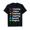 Autism Awareness Amazing Unique Talented Cute Autism Design T-Shirt