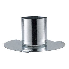 RecPro RV 2-Inch Furnace Duct Adapter | Straight Pipe Flange | Galvanized