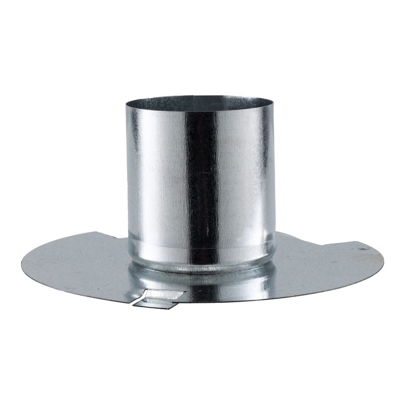 RecPro RV 2-Inch Furnace Duct Adapter | Straight Pipe Flange