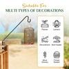 Idzo Deck Bird Feeder Hanger for Railing, 28inch Deck Hook