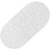 WELTRXE Non-Slip Pebbles Bath Mat with Suction Cups