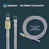 Eastman Ice Maker Connector, 1/4 Inch Compression, Flood Defender Auto