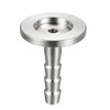 sourcing map Stainless Steel 304 KF16 Flange to 8mm Rubber