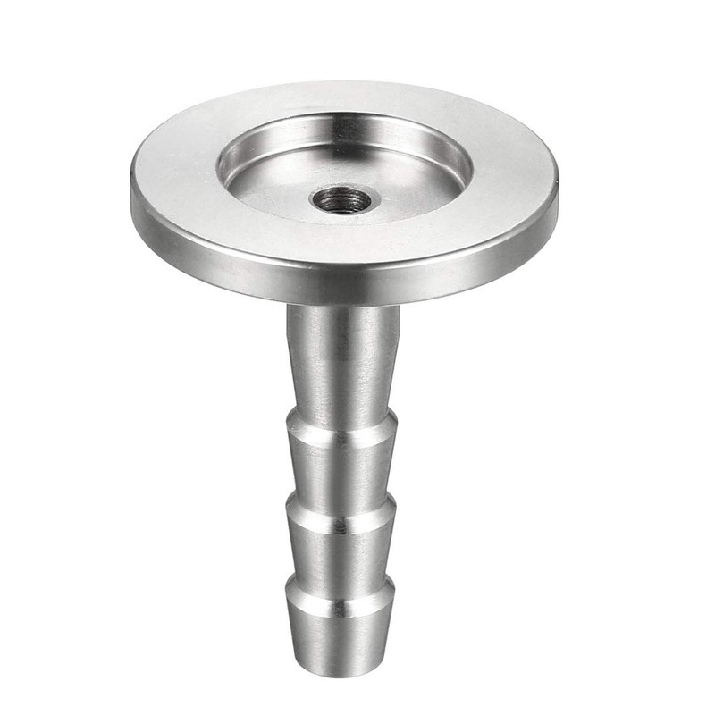 sourcing map Stainless Steel 304 KF16 Flange to 8mm Rubber