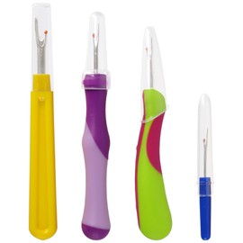 4 PCS Seam Rippers for Sewing, Portable Stitch Remover Tool, Suitable for Hand Sewing, Knitting, Cross Stitch, Embroidery and Seam Removal