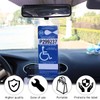 Suvnie 2 PCS Handicap Placard Holder, Ultra Transparent Disabled Parking