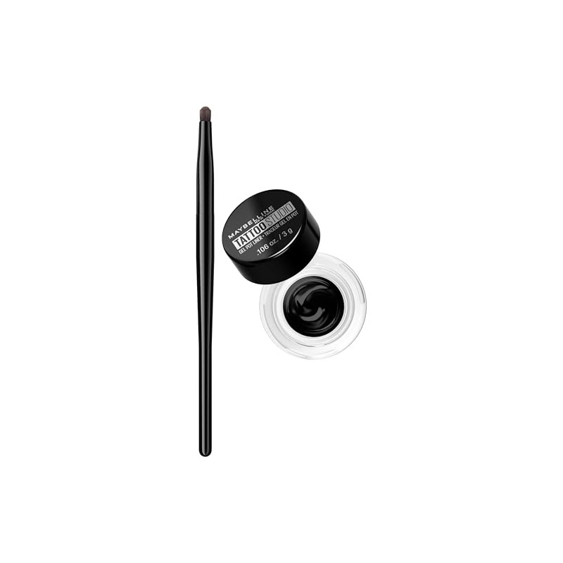 Maybelline Delineador Eye Studio Drama, color Negro Intenso