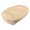 EDEALYN Front PU Leather Car Seat Cover Bottom Auto Seat