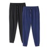 DAVID ARCHY Men's 2 Pack Soft Cotton Pajama Pants Lounge