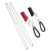 2 Set Spring Clip Keychain Aluminum Alloy Key Ring Key
