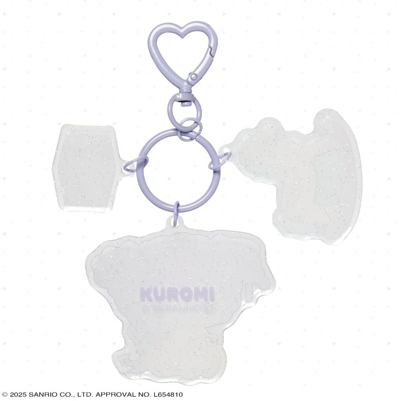 Shobido Sanrio Acrylic Key Holder, Limited Drawing, Pastel Color Toy