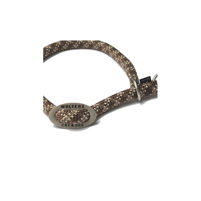 Schlupfhalsband Everest reflektierend 35-40cm x 9mm tabac/sand