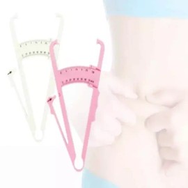 Pink 뱃살 측정기 내장지방 두께측정기 가정용체중계 체지방측정계 [핑크] Waist Fat Measuring Device Body Fat Thickness Measuring Device Home Scale Body Fat Measurement Device [Pink]