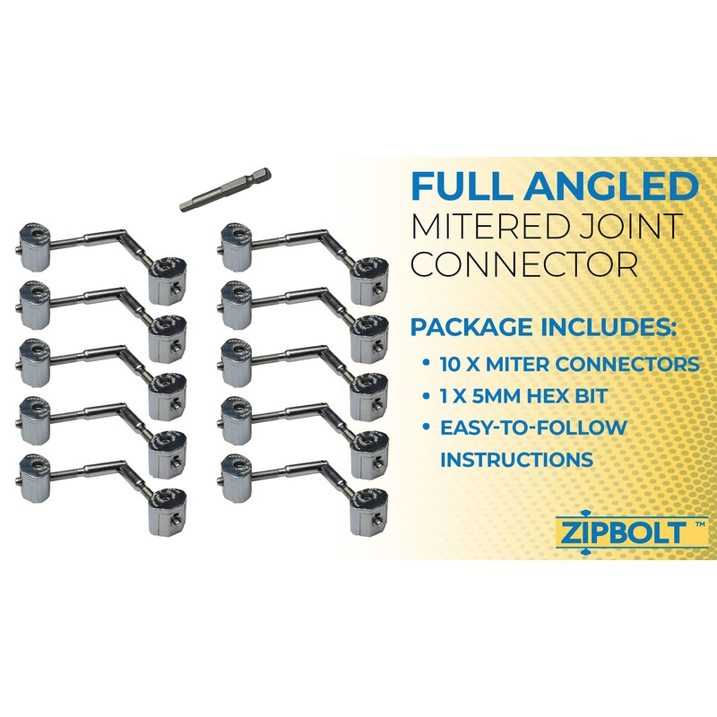 Zipbolt UT 11.600 Maxi Mitre Connector Bulk Pack — Connects