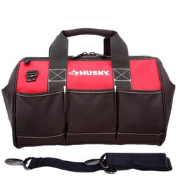 Husky 15 Inch Contractor's Multi-Purpose Water-Resistant Tool Bag