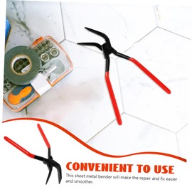 DOITOOL Sheet Metal Bender Manual Metal Bender Tool Seaming Pliers Rugged Carbon Steel Accurate Bending