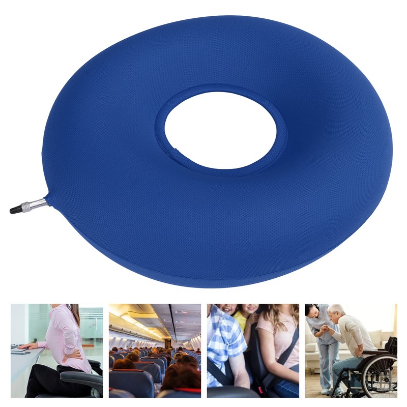 Inflatable Donut Cushion Prevents Bed Sores Thickened Round Inflatable Ring