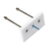 Pack of 2 Skateboard Deck Wall Mount, Transparent Floating Skateboard