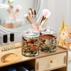 Zhirexin Cartoon Mushroom 2PC Airtight Transparent Plastic Storage Jar, Food