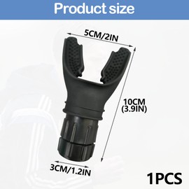 1PCS Breath Trainer Black Lung Capacity Trainer Adjust Resistance Improve Lung Capacity Handheld Lung Trainer Training Tool for Improves Lung Capacity and Stamina Booster Runners Sports Lovers