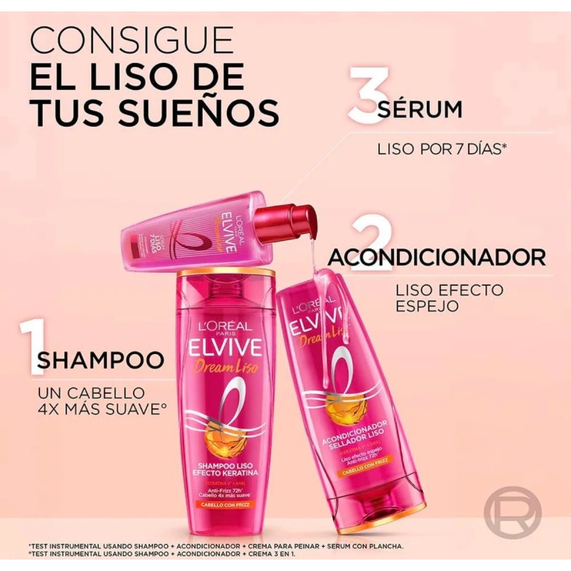 Serum Tratamiento Elvive Dream Liso Por 7 Dias 100ml