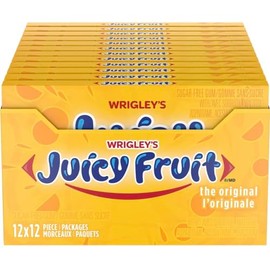 Juicy Fruit Sugar-Free Gum, The Original, 12 Count Mixies (Juicy Fruit Sugar-Free Gum, The Original, 12 Count)