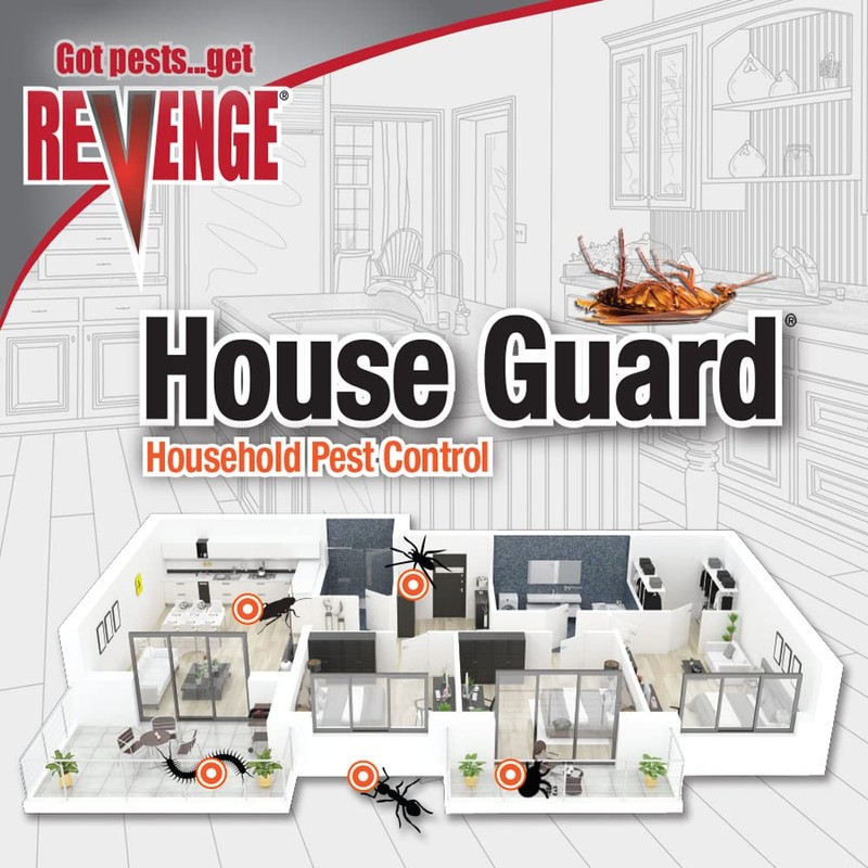 REVENGE House Guard Household Pest Control, 128 oz Ready-to-Use Spray,